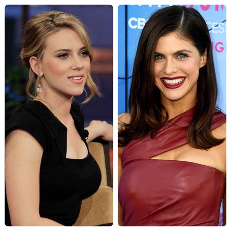 alexandra daddario and scarlett johansson porn